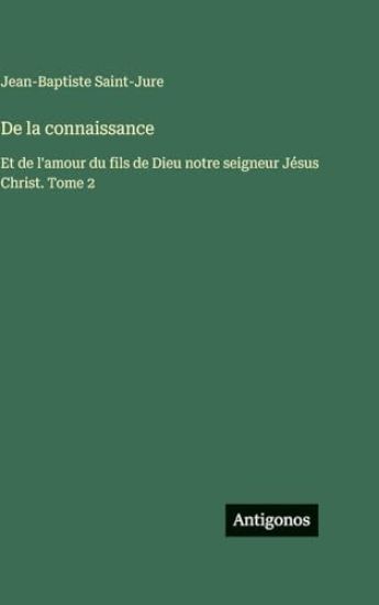 Saint-Jure, J: La connaissance