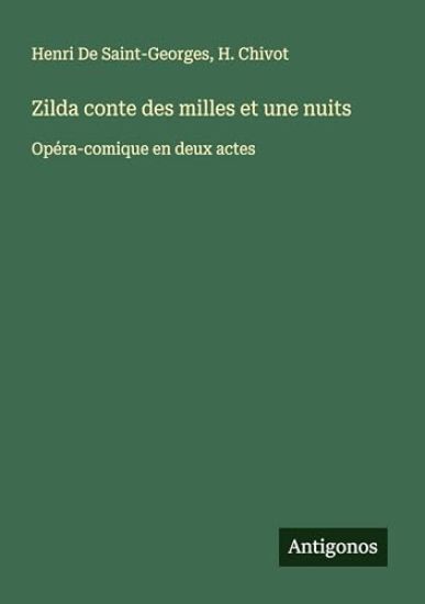 Zilda conte des milles et une nuits