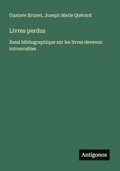 Livres perdus