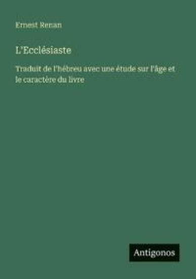 L'Ecclésiaste
