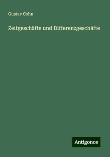 Zeitgeschäfte und Differenzgeschäfte