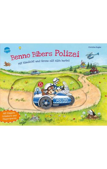 Benno Bibers Polizei. Mit Blaulicht und Sirene eilt Hilfe herbei