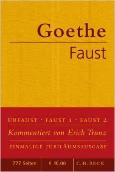 Faust Der Tragodie erster und zweiter Teil Urfaust