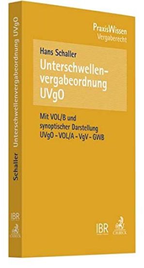 Unterschwellenvergabeordnung (UVgO)