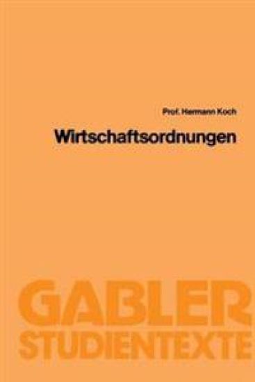 Wirtschaftsordnungen