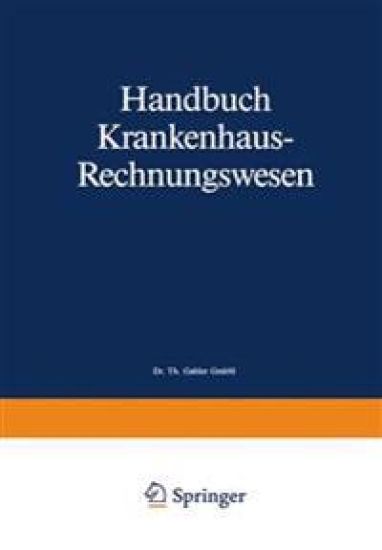 Handbuch Krankenhaus-Rechnungswesen
