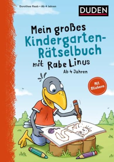 Mein großes Kindergarten-Rätselbuch mit Rabe Linus - ab 4 Jahren
