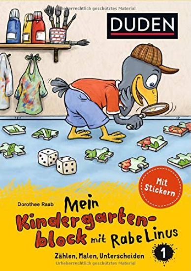 Mein Kindergartenblock mit Rabe Linus 1