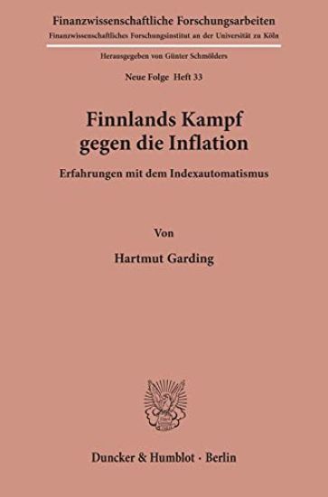 Finnlands Kampf Gegen Die Inflation: Erfahrungen Mit Dem Indexautomatismus