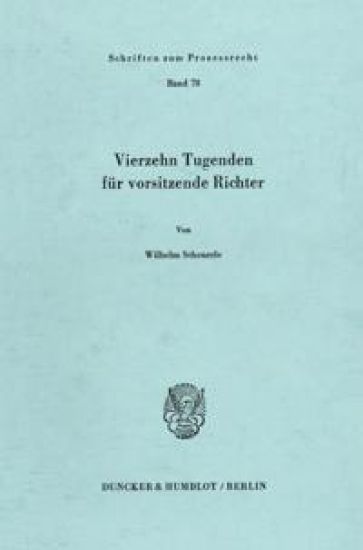 Vierzehn Tugenden Fur Vorsitzende Richter
