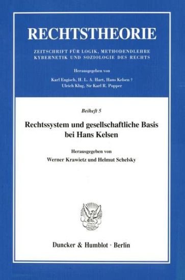 Rechtssystem Und Gesellschaftliche Basis Bei Hans Kelsen