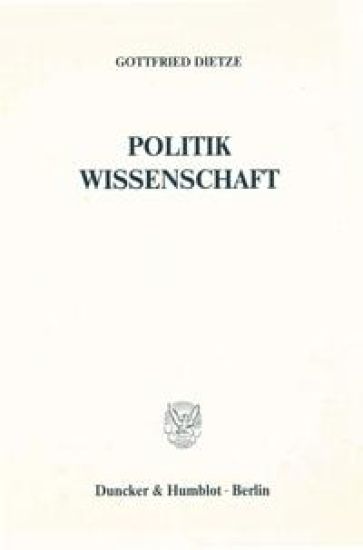 Politik - Wissenschaft