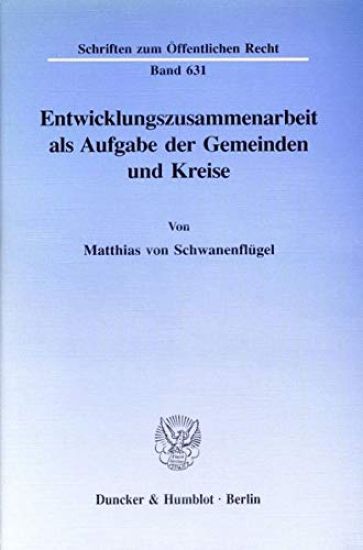 Entwicklungszusammenarbeit ALS Aufgabe Der Gemeinden Und Kreise