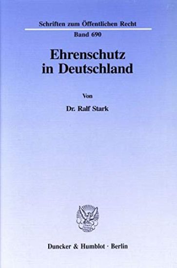 Ehrenschutz in Deutschland