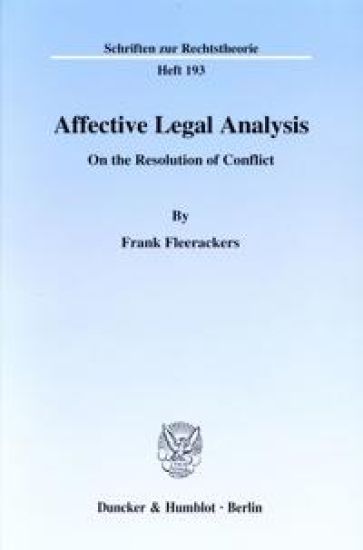 Affective Legal Analysis: On the Resolution of Conflict