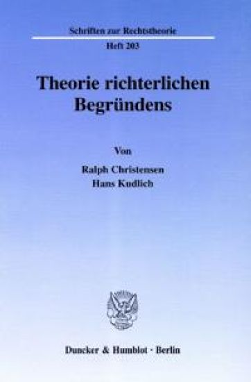 Theorie Richterlichen Begrundens