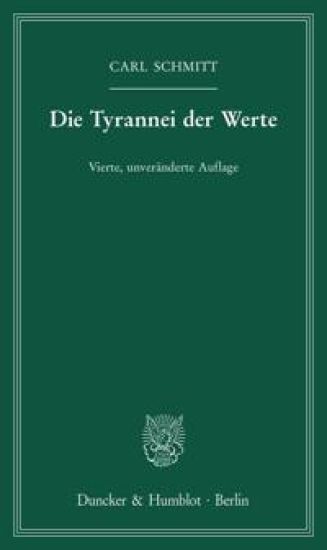 Die Tyrannei Der Werte