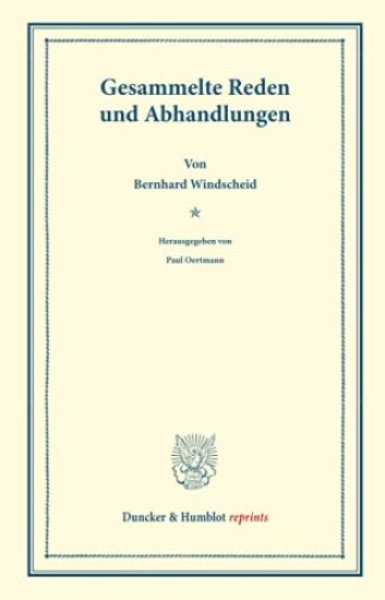 Gesammelte Reden Und Abhandlungen