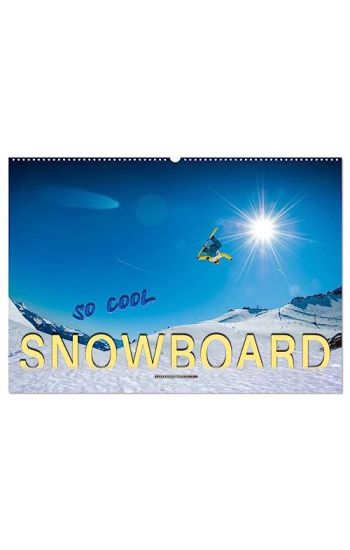 Snowboard - so cool (Wandkalender 2025 DIN A2 quer), CALVENDO Monatskalender