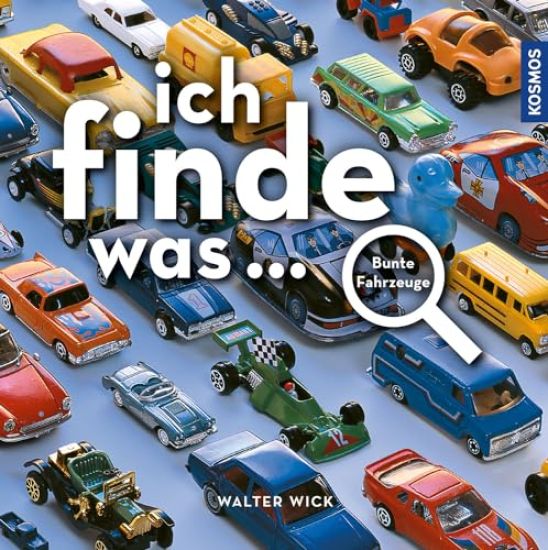 Ich finde was, bunte Fahrzeuge
