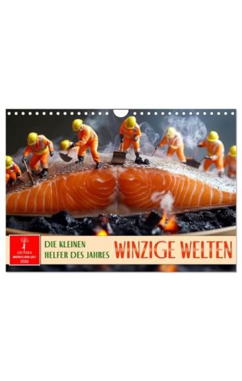 Winzige Welten - die kleinen Helfer des Jahres (Wandkalender 2026 DIN A4 quer), CALVENDO Monatskalender