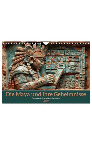 Die Maya und ihre Geheimnisse (Wandkalender 2026 DIN A4 quer), CALVENDO Monatskalender
