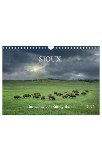 Sioux Im Lande von Sitting Bull (Wandkalender 2026 DIN A4 quer), CALVENDO Monatskalender