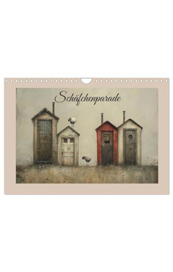 Schäfchenparade (Wandkalender 2026 DIN A4 quer), CALVENDO Monatskalender