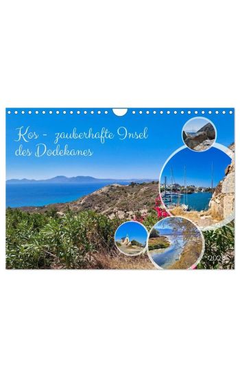 Kos - zauberhafte Insel des Dodekanes (Wandkalender 2026 DIN A4 quer), CALVENDO Monatskalender