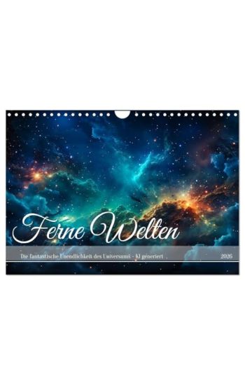 Ferne Welten (Wandkalender 2026 DIN A4 quer), CALVENDO Monatskalender