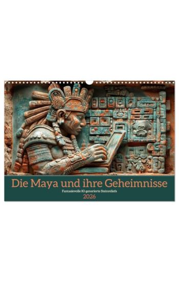 Die Maya und ihre Geheimnisse (Wandkalender 2026 DIN A3 quer), CALVENDO Monatskalender