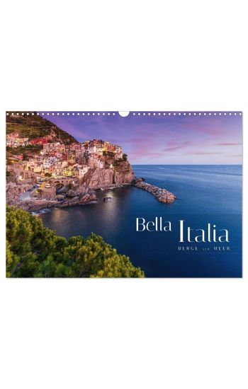 Bella Italia - Berge und Meer (Wandkalender 2026 DIN A3 quer), CALVENDO Monatskalender