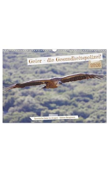 Geier - die Gesundheitspolizei! (Wandkalender 2026 DIN A3 quer), CALVENDO Monatskalender