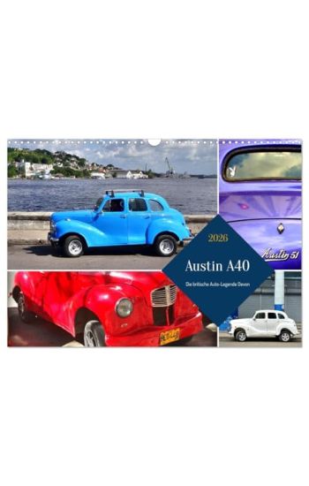 Austin A40 - Die britische Auto-Legende Devon (Wandkalender 2026 DIN A3 quer), CALVENDO Monatskalender