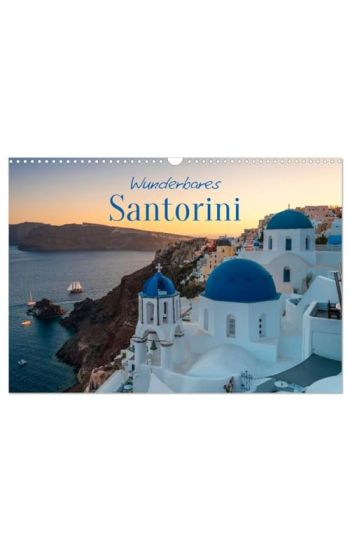 Wunderbares Santorini - Matteo Colombo (Wandkalender 2026 DIN A3 quer), CALVENDO Monatskalender