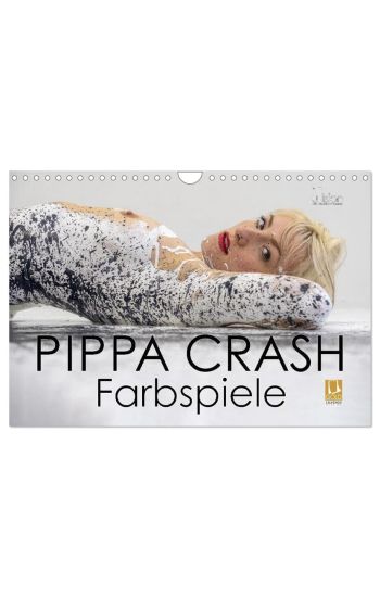 PIPPA CRASH - Farbspiele (Wandkalender 2026 DIN A4 quer), CALVENDO Monatskalender