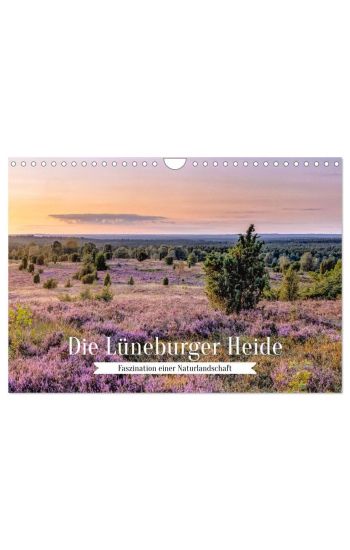 Die Lüneburger Heide - Faszination einer Naturlandschaft (Wandkalender 2026 DIN A4 quer), CALVENDO Monatskalender