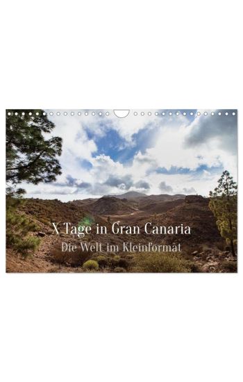X Tage Gran Canaria - Die Welt im Kleinformat (Wandkalender 2026 DIN A4 quer), CALVENDO Monatskalender