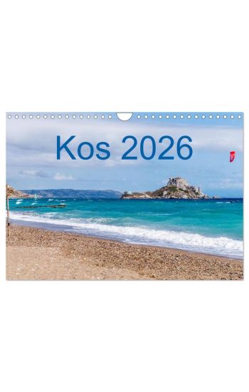 Kos 2026 (Wandkalender 2026 DIN A4 quer), CALVENDO Monatskalender