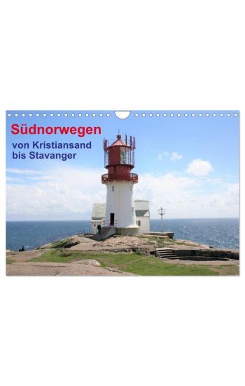 Südnorwegen - von Kristiansand bis Stavanger (Wandkalender 2026 DIN A4 quer), CALVENDO Monatskalender