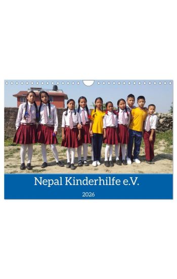 Kalender der Nepal Kinderhilfe e.V. (Wandkalender 2026 DIN A4 quer), CALVENDO Monatskalender