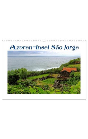 Azoren-Insel Sao Jorge - traumhafte Fajas auf dem grünsten Eiland Portugals (Wandkalender 2026 DIN A3 quer), CALVENDO Monatskalender
