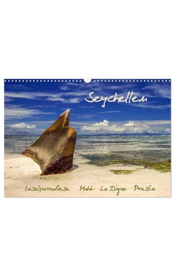 Seychellen - Inselparadiese Mahé La Digue Praslin (Wandkalender 2026 DIN A3 quer), CALVENDO Monatskalender