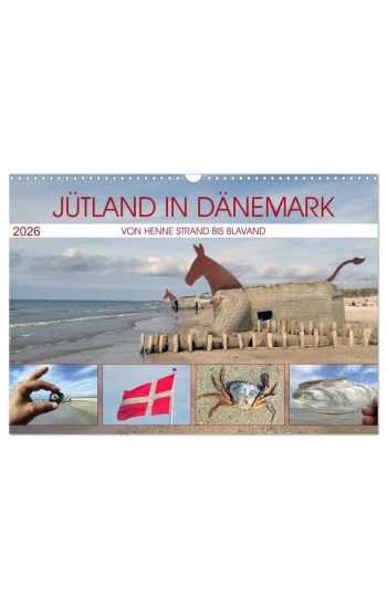 Jütland in Dänemark - Von Henne Strand bis Blavand (Wandkalender 2026 DIN A3 quer), CALVENDO Monatskalender