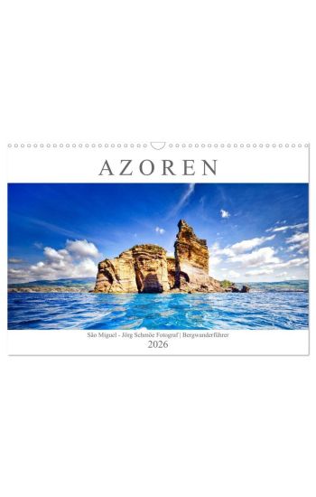 A Z O R E N (Wandkalender 2026 DIN A3 quer), CALVENDO Monatskalender