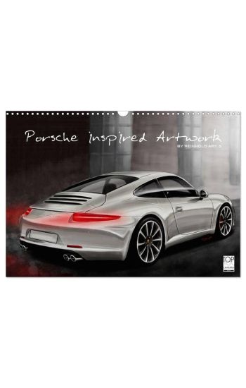 Porsche inspired Artwork by Reinhold Art´s (Wandkalender 2026 DIN A3 quer), CALVENDO Monatskalender