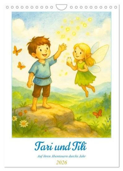 Tari und Tili (Wandkalender 2026 DIN A4 hoch), CALVENDO Monatskalender