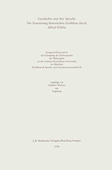 Geschichte und ihre Sprache