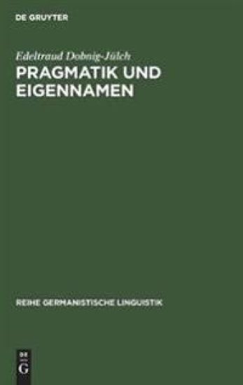 Pragmatik Und Eigennamen