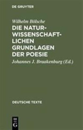 Die naturwissenschaftlichen Grundlagen der Poesie